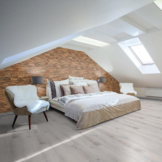 WANDVERKLEIDUNG Teakholz  - Teakfarben, Holz (55,5/18/1-2cm) - Venda