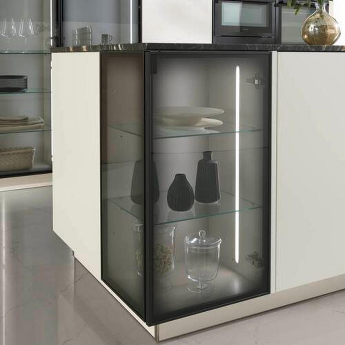 EINBAUKÜCHE   - Kaschmir, Design, Holzwerkstoff - Dieter Knoll