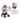 KINDERWAGENSET  VISION X  Beige  - Beige/Schwarz, Basics, Textil/Metall (58/104,5/94cm) - Hauck