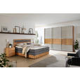 BOXSPRINGBETT 180/200 cm  in Taupe, Eichefarben  - Taupe/Eichefarben, KONVENTIONELL, Holz/Holzwerkstoff (180/200cm) - Valnatura