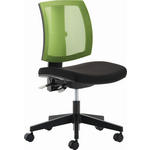 DREHSTUHL  in Doppeltuch Grün, Schwarz  - Schwarz/Grün, Basics, Kunststoff/Textil (63/87-97/36-48cm) - Novel