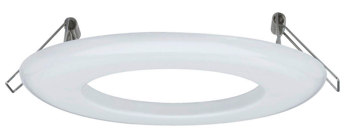 EINBAURAHMEN 13 cm  - Weiß, Basics, Metall (13cm) - Paulmann