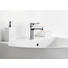 WASCHTISCHARMATUR - Chromfarben, Design, Metall (6,3/13,3cm) - Blanco