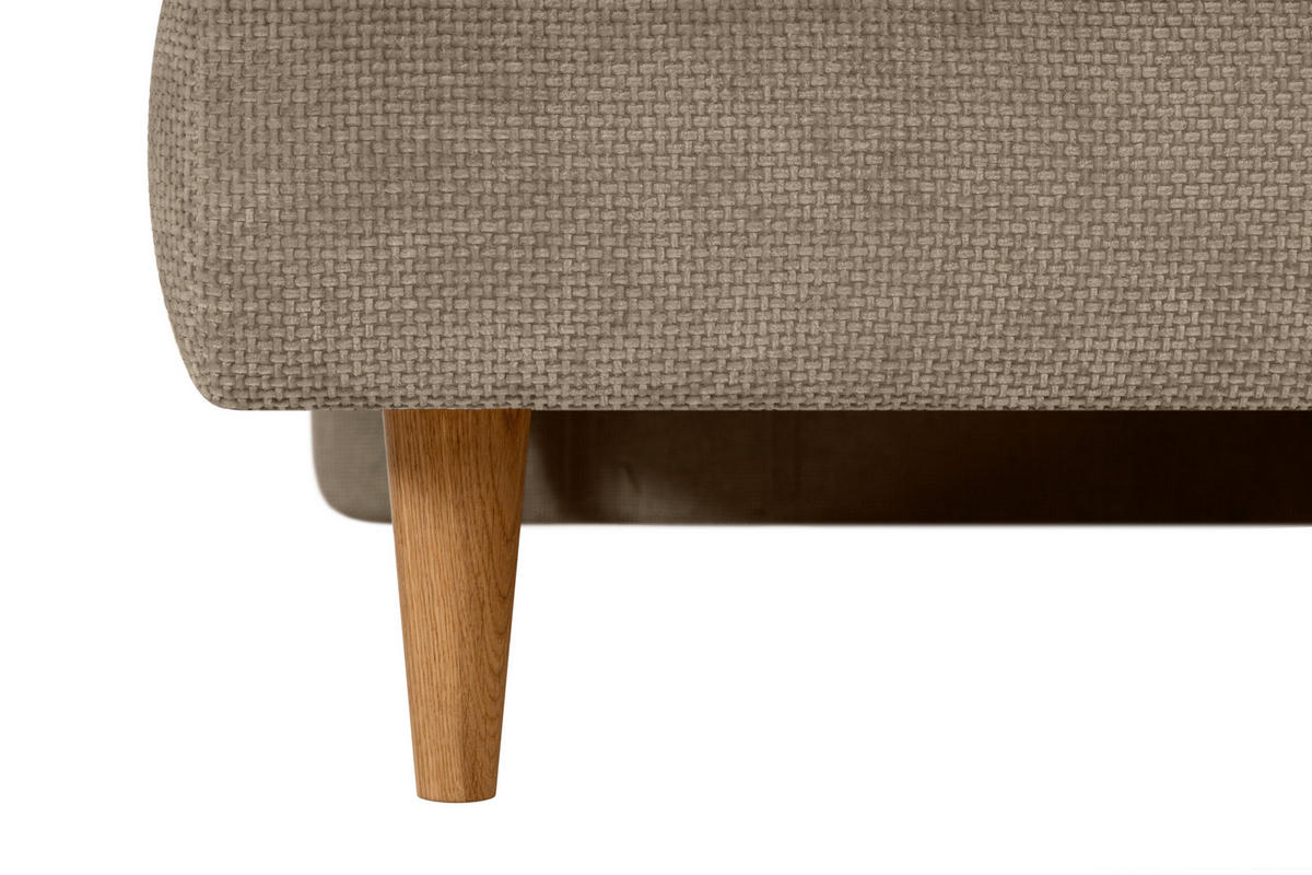 BOXSPRINGBETT 160/200 cm  in Hellbraun  - Hellbraun/Eichefarben, MODERN, Holz/Textil (160/200cm) - Welnova