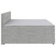 BOXSPRINGBETT 160/200 cm  in Hellgrau  - Hellgrau/Schwarz, KONVENTIONELL, Kunststoff/Textil (160/200cm) - Carryhome