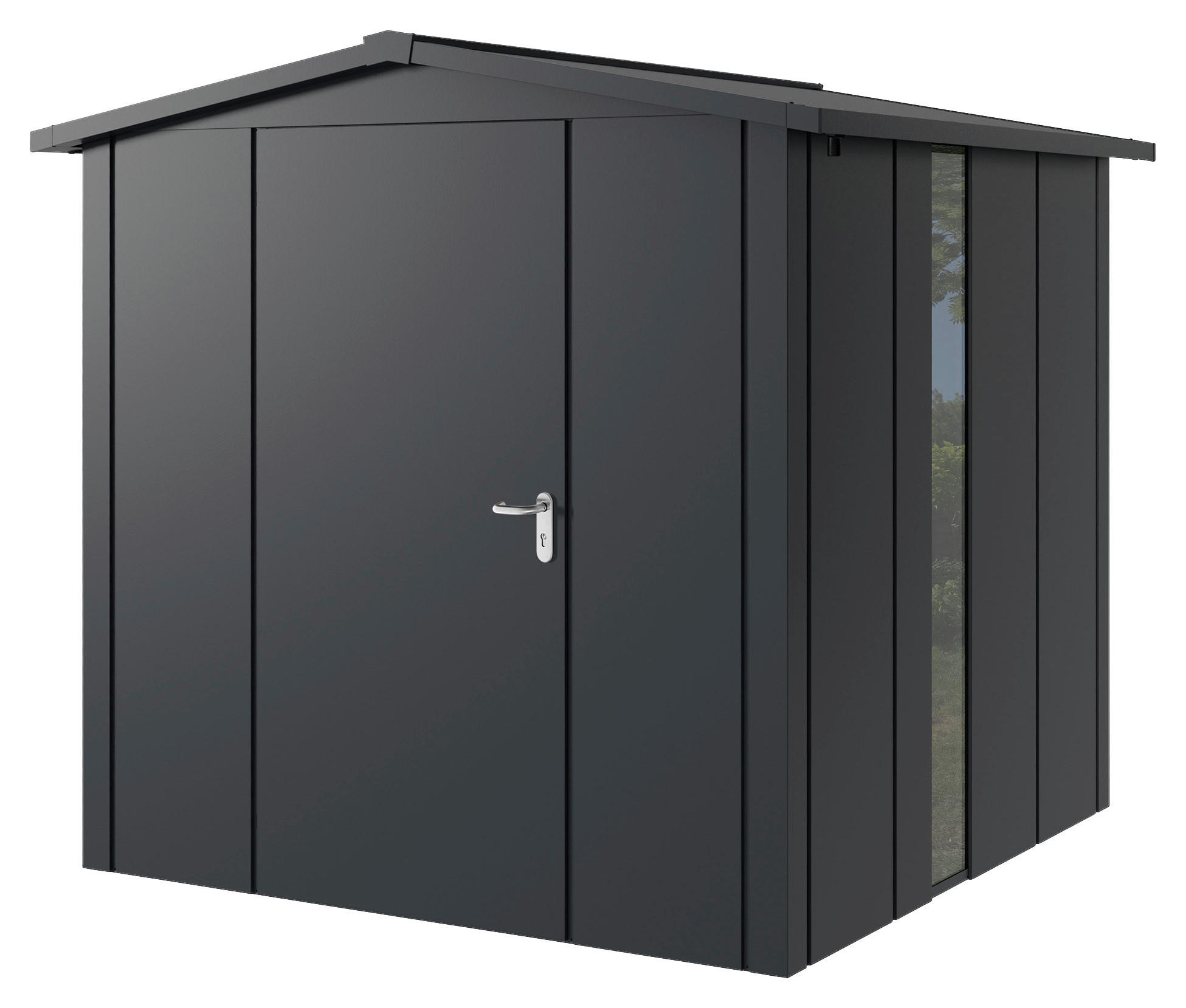 GERÄTEHAUS 237/223/229 cm  - Anthrazit, Basics, Metall (237/223/229cm)