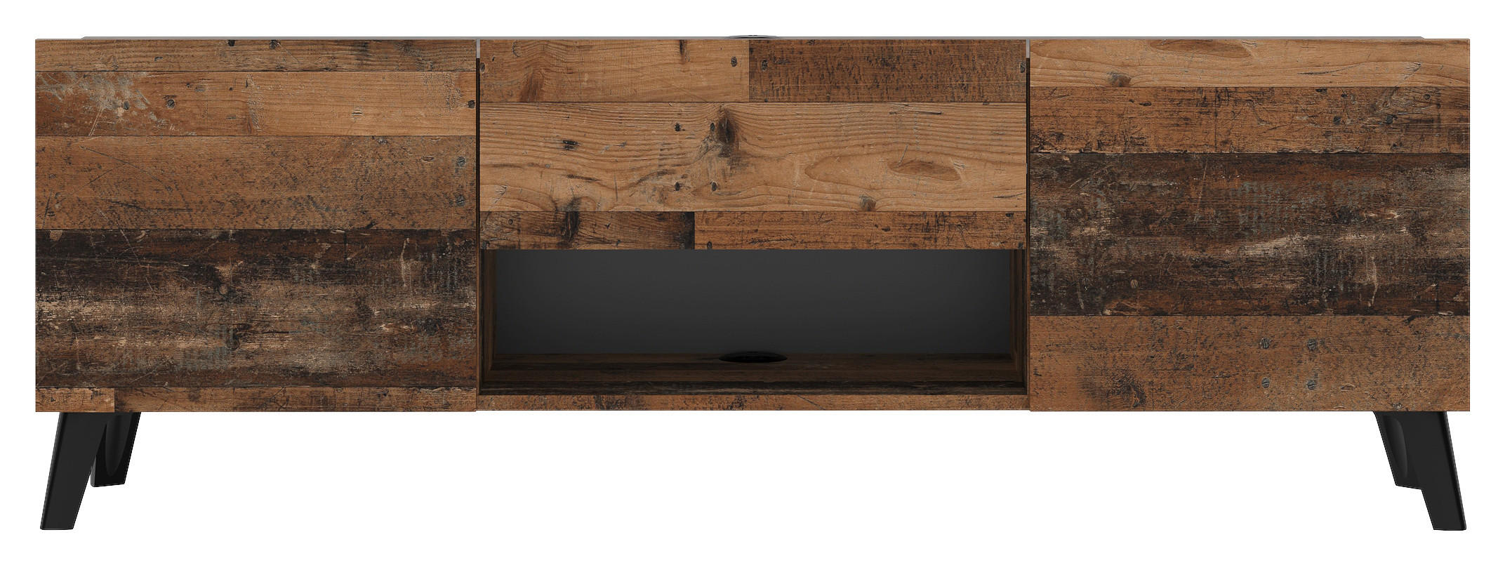 LOWBOARD  in 140/46,5/34,5 cm  - Braun, Design, Holzwerkstoff/Kunststoff (140/46,5/34,5cm) - MID.YOU