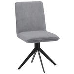 STUHL  in Stahl Webstoff Metall, Textil  - Schwarz/Grau, Design, Textil/Metall (46,5/87/64cm) - Voleo