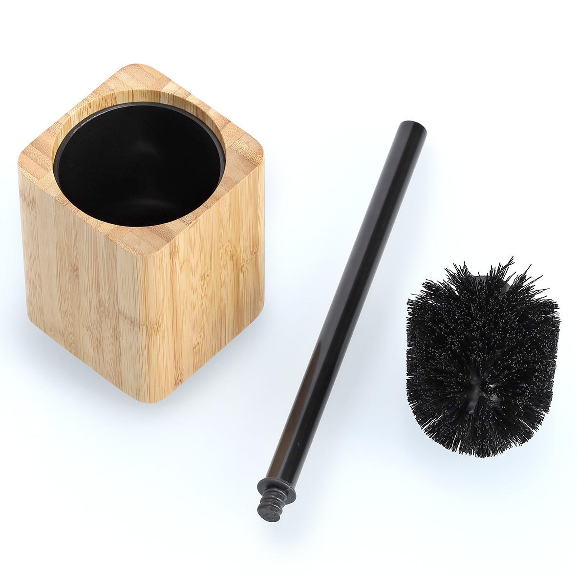 WC-BÜRSTENKOMBINATION - Naturfarben, Basics, Holz/Kunststoff (10/10/36cm) - Zeller Present