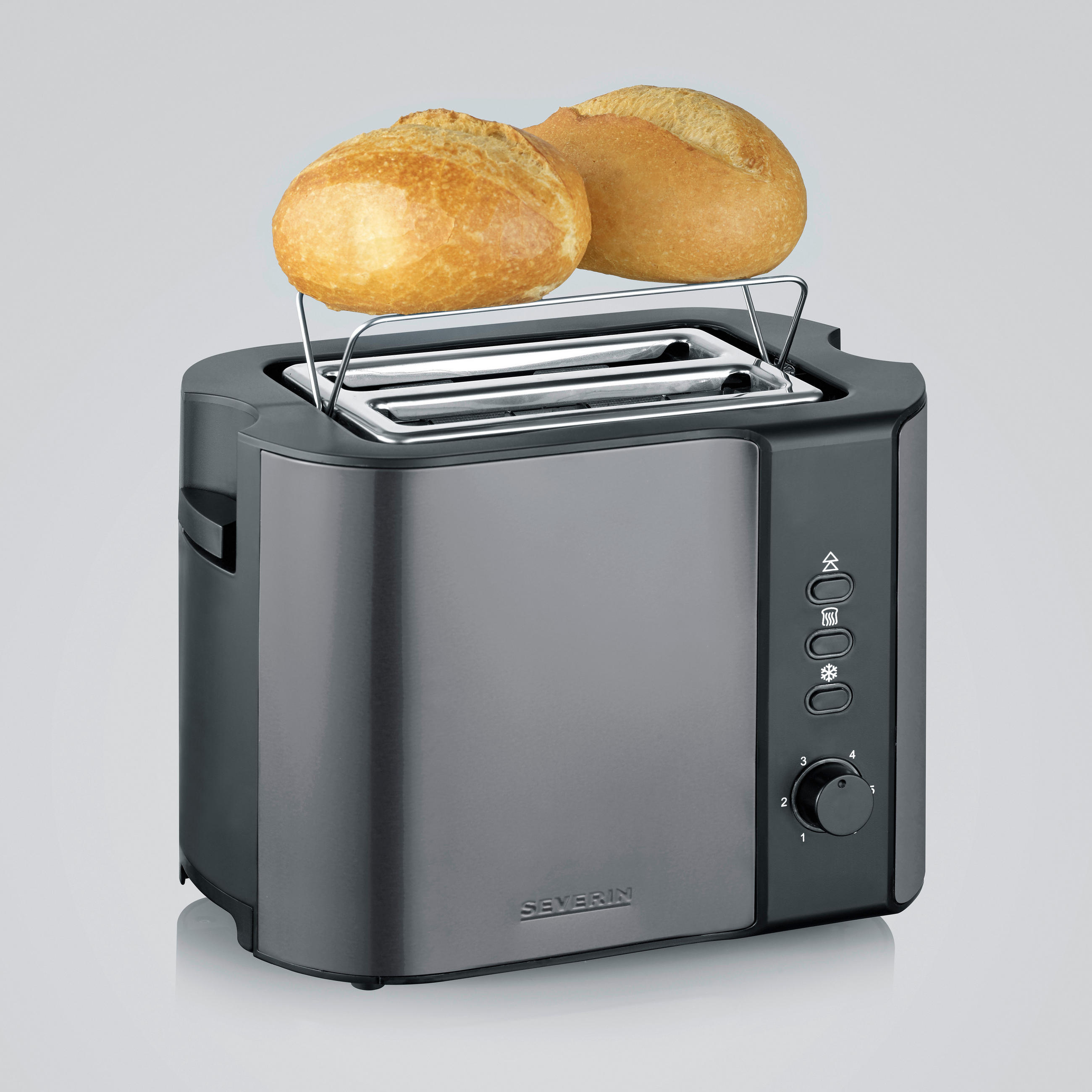 TOASTER  - Edelstahlfarben, Basics, Metall (18/19,5/26,5cm) - Severin