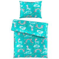 DETSKÉ OBLIEČKY 140/200 cm  - modrá/pink, Konventionell, textil (140/200cm) - Ben'n'jen