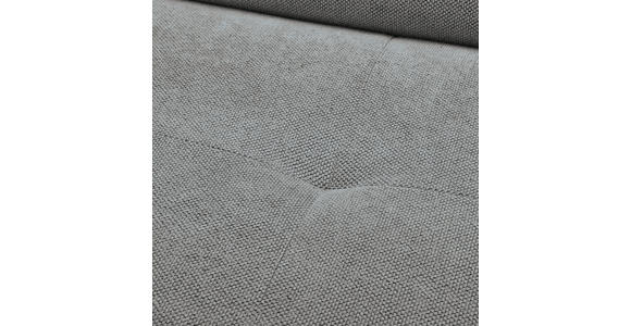 ECKSOFA in Webstoff Grau  - Schwarz/Grau, Design, Textil/Metall (280/235cm) - Hom`in