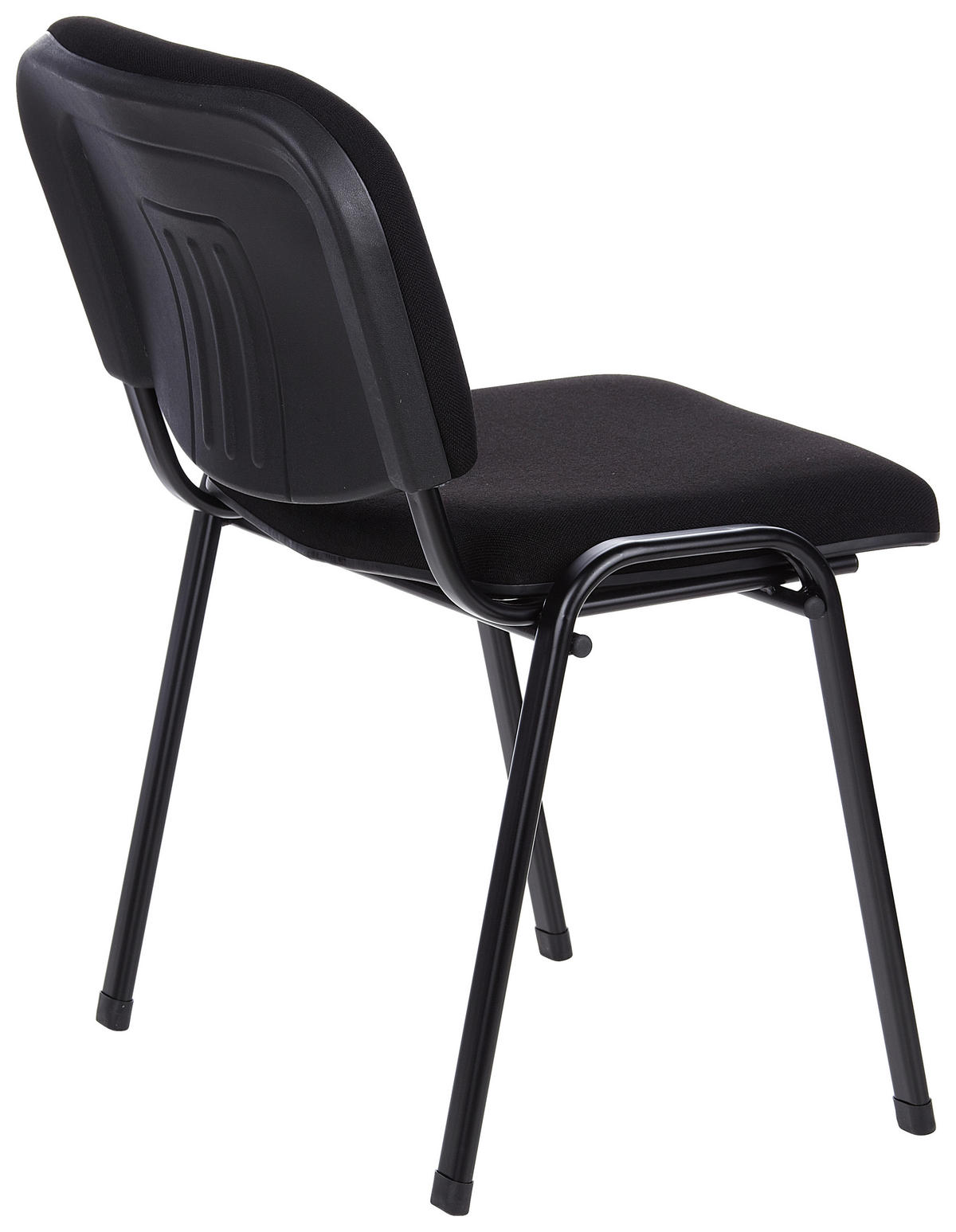 SADA KONFERENČNÍCH ŽIDLÍ 4 ks - černá, Basics, kov/textil (58/84/48cm) - MID.YOU