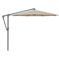 AMPELSCHIRM 330 cm Hellbraun  - Hellbraun/Anthrazit, Design, Textil/Metall (330/330cm) - Glatz