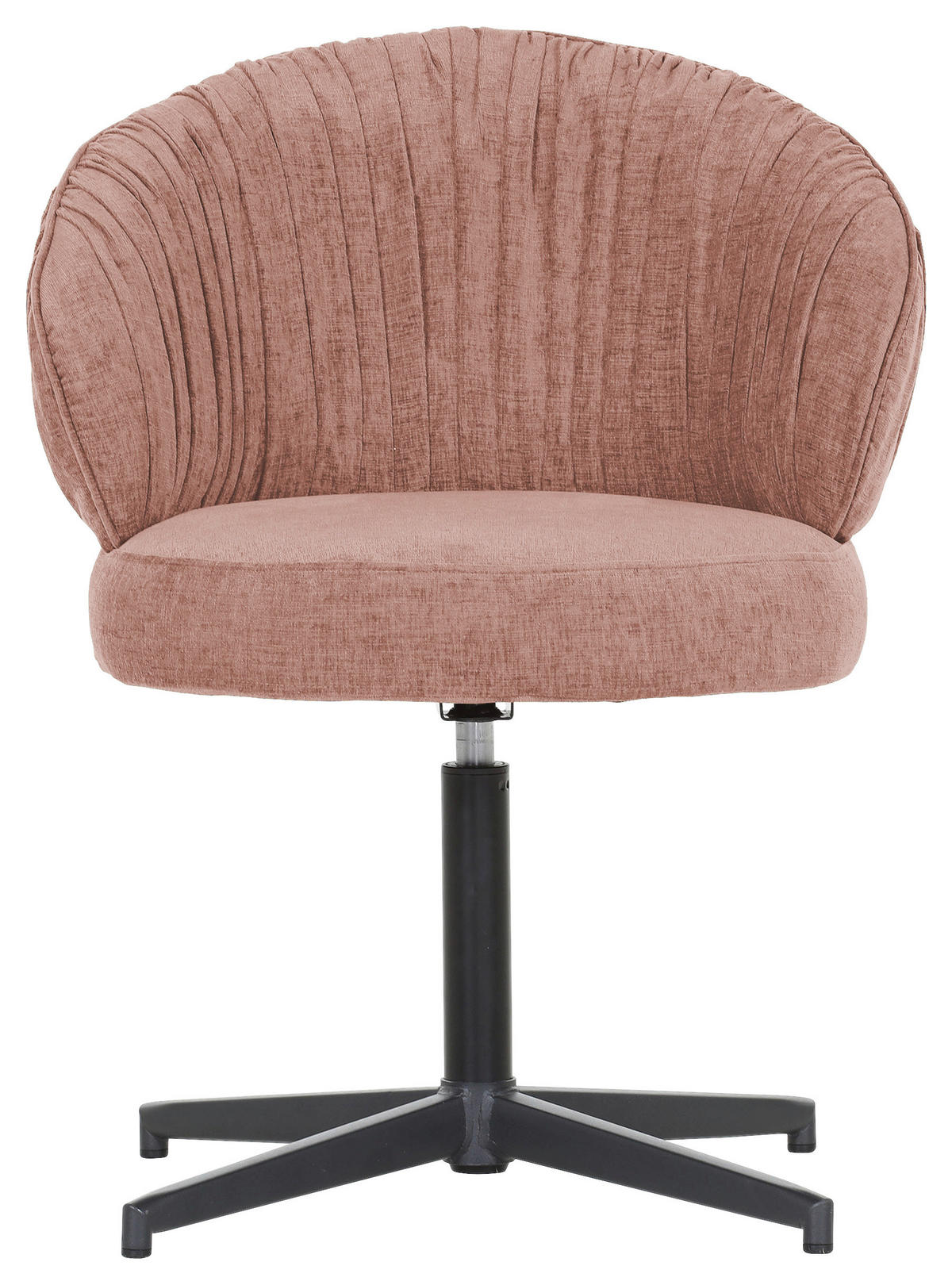 STUHL - Schwarz/Rosa, Design, Textil/Metall (63/82/65cm) - Novel