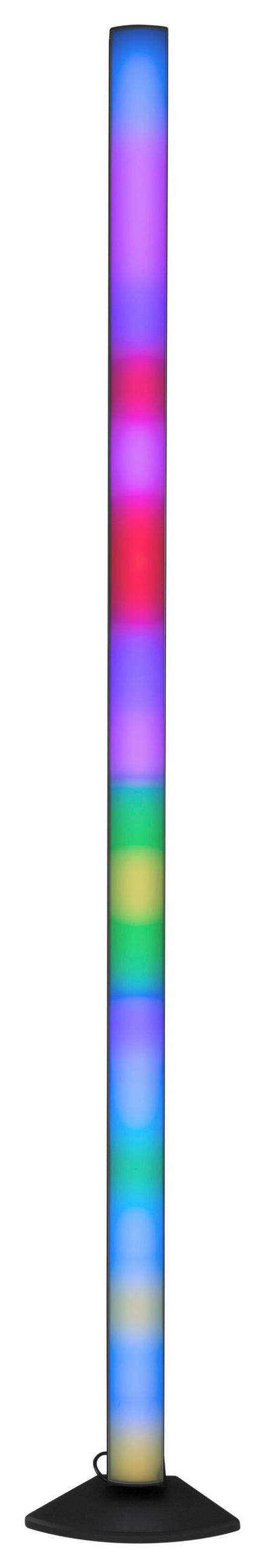 LED-STEHLEUCHTE 17,5/13/121,5 cm    - Schwarz/Weiß, LIFESTYLE, Kunststoff (17,5/13/121,5cm) - Novel