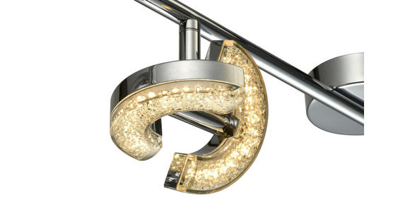 LED-STRAHLER - Weiß, Design, Kunststoff/Metall (11/180cm) - Novel