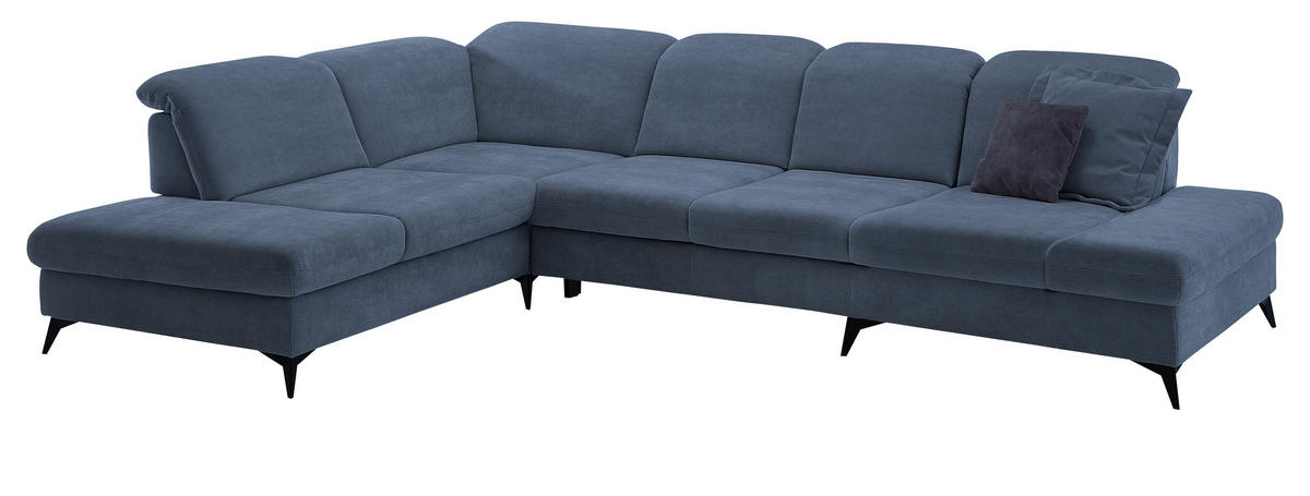 SEDEŽNA GARNITURA, velur, mikrovlakna  - Moderno, tekstil (150/120/70cm) - Beldomo Style