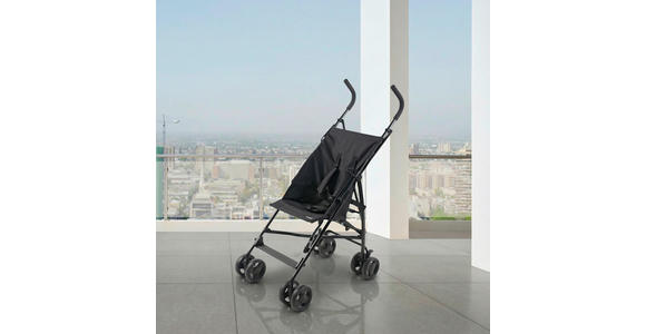 BUGGY  - Schwarz, Basics, Kunststoff/Textil (73/45/99cm) - My Baby Lou