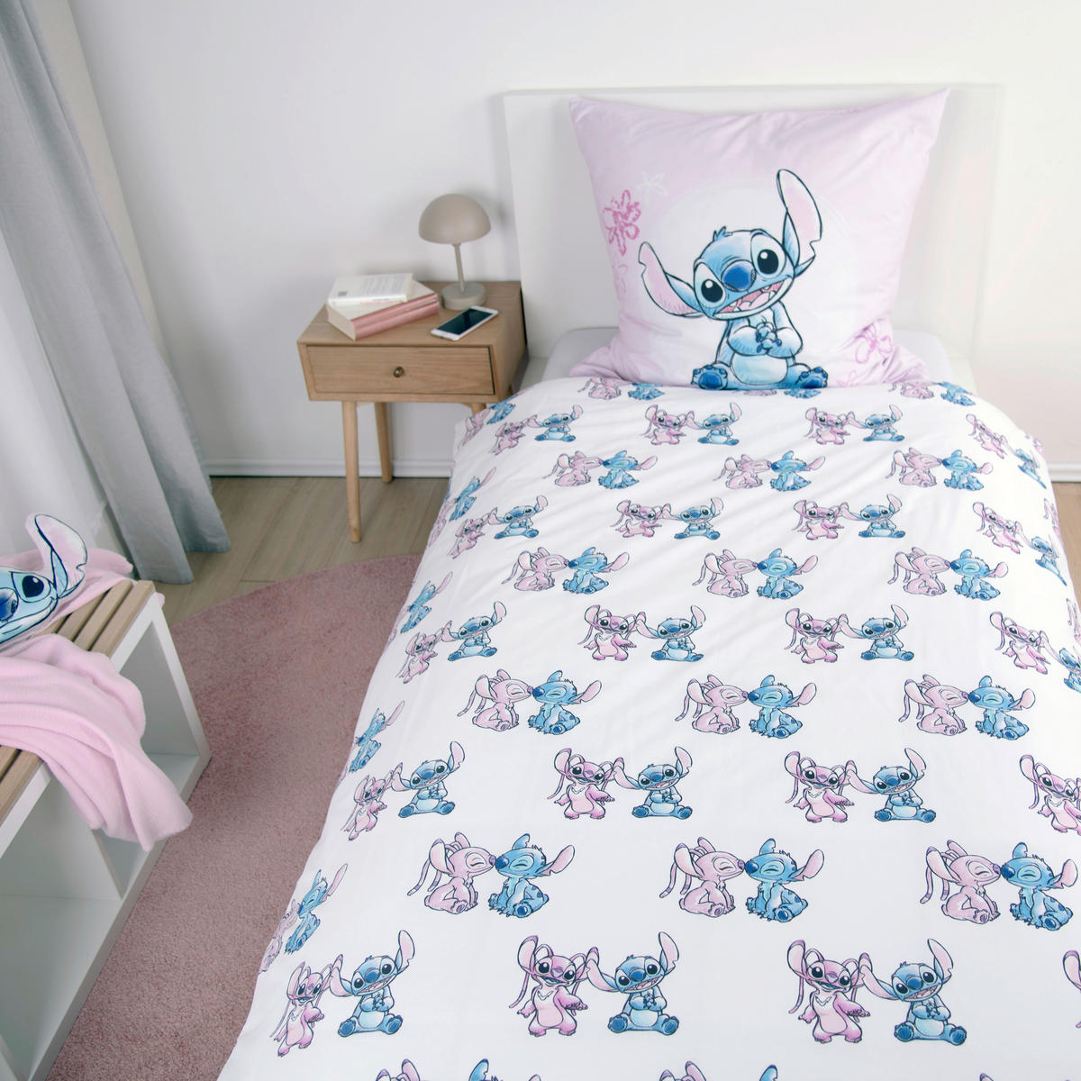 JUGENDBETTWÄSCHE 135/200 cm  - Pink, Basics, Textil (135/200cm) - Herding