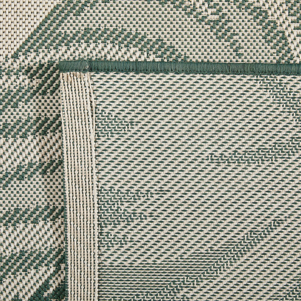 OUTDOORTEPPICH 160/230 cm Dunkelgrün  - Dunkelgrün, Trend, Textil (160/230cm) - Novel