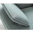 ECKSOFA in Flachgewebe Petrol  - Anthrazit/Petrol, Design, Textil (280/164cm) - Ambiente