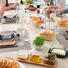 DIPSCHALENSET - Transparent/Braun, LIFESTYLE, Glas/Weitere Naturmaterialien (34,50/6,70/13,50cm) - Leonardo DIPSCHALENSET - Transparent/Braun, LIFESTYLE, Glas/Weitere Naturmaterialien (34,50/6,70/13,50cm) - Leonardo