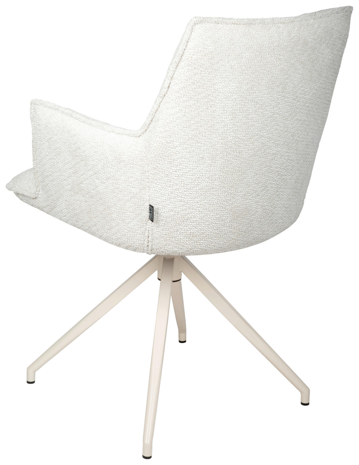 KAROSSZÉK krémszínű  - krémszínű, Design, textil/fém (59/89,5/63cm) - Niels Andersson