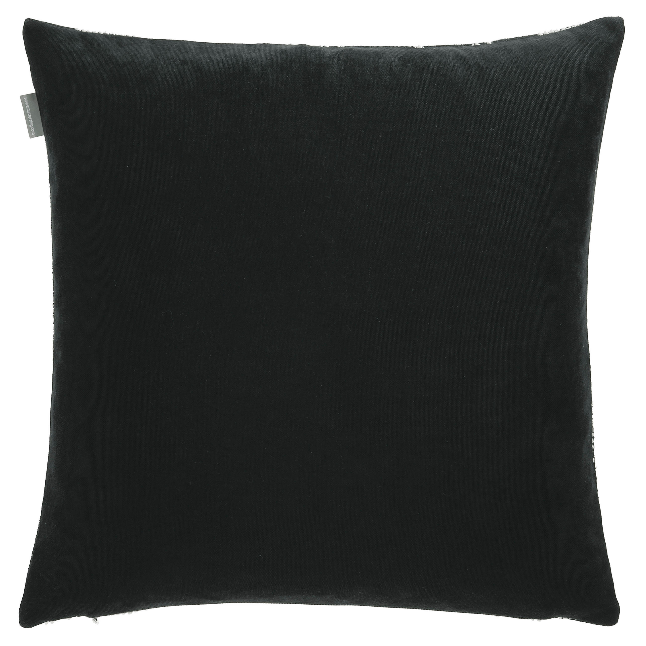 KISSENHÜLLE MR-Twist schwarz 45/45 cm  - Beige/Schwarz, Design, Textil (45/45cm) - Musterring