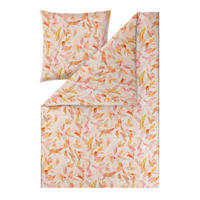 BETTWÄSCHE Tabby Makosatin 155/220 cm  - Beige, Design, Textil (155/220cm) - Estella