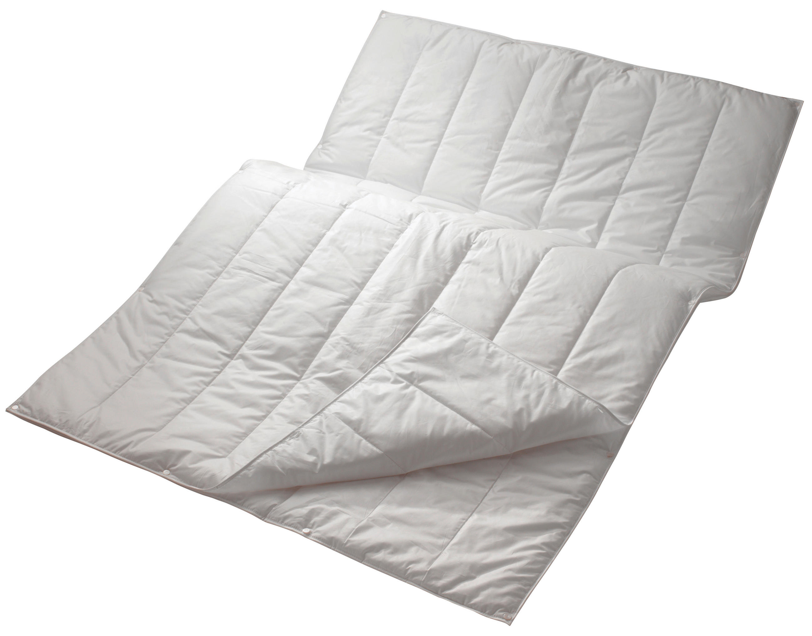 VIERJAHRESZEITENDECKE  Aqua Aktiv 135/200 cm  - Weiß, Basics, Textil (135/200cm) - Centa-Star