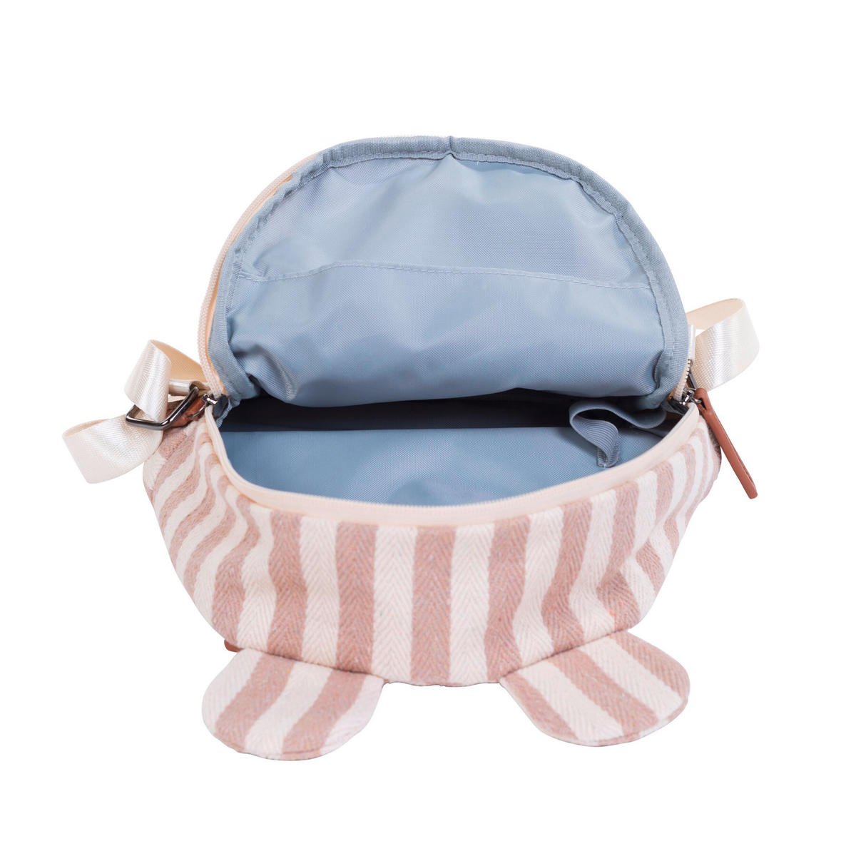 KINDERRUCKSACK - Terracotta/Weiß, KONVENTIONELL, Textil (20/8/24cm) - Childhome