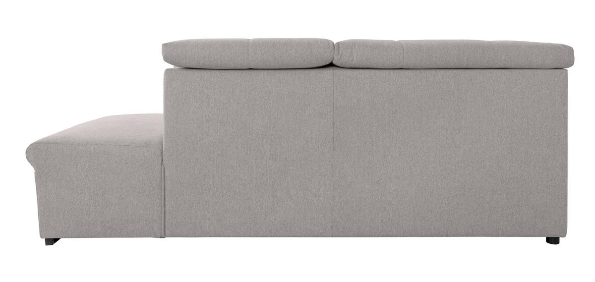 WOHNLANDSCHAFT Hellgrau  - Hellgrau/Grau, Design, Textil/Metall (173/328/215cm) - MID.YOU