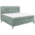 BOXSPRINGBETT 160/200 cm  in Mintgrün  - Schwarz/Mintgrün, Design, Textil/Metall (160/200cm) - Esposa