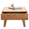 COUCHTISCH in Holz 70/70/45 cm  - Champagner/Eichefarben, KONVENTIONELL, Holz/Metall (70/70/45cm) - Linea Natura