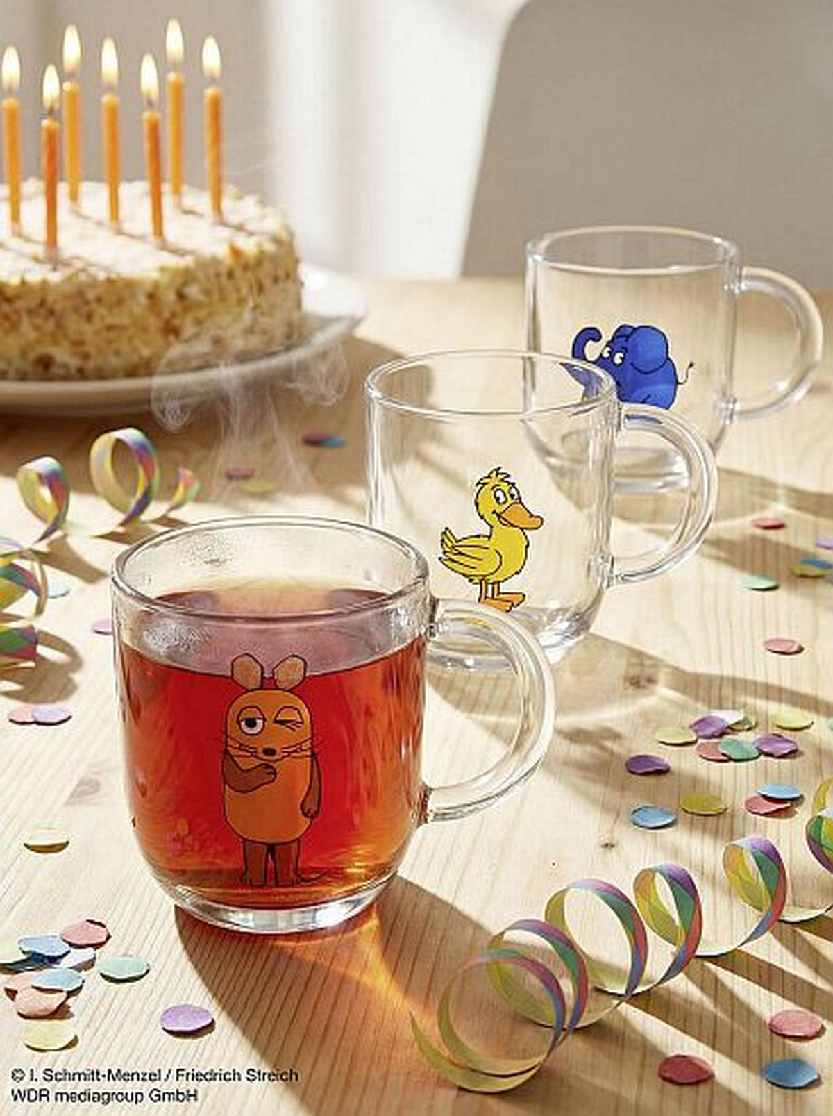 TASSE BAMBINI   400 ml  - Transparent/Cognac, KONVENTIONELL, Glas (8,7/14/15cm) - Leonardo