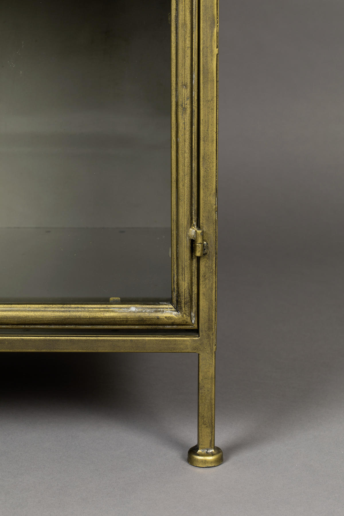 VITRIN sárgaréz  - sárgaréz, Design, Üveg/fém (63,5/184/41,5cm) - Dutchbone