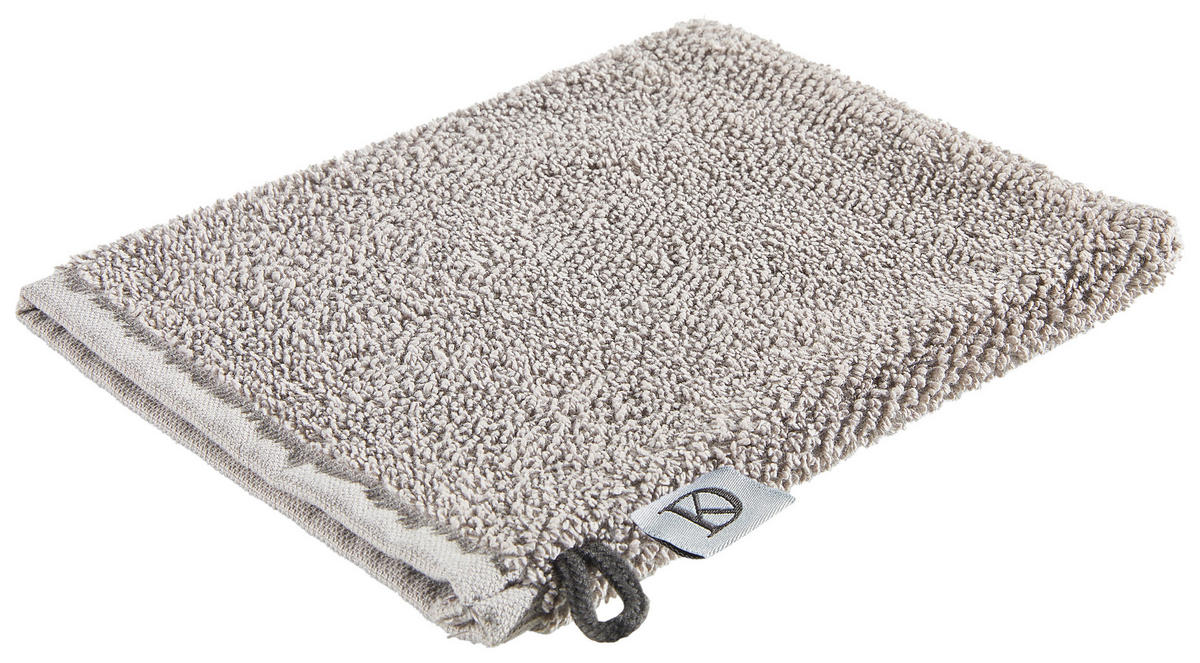 WASCHLAPPEN BOLANO Silberfarben 4-teilig  - Silberfarben, KONVENTIONELL, Textil (16/21cm) - Dieter Knoll