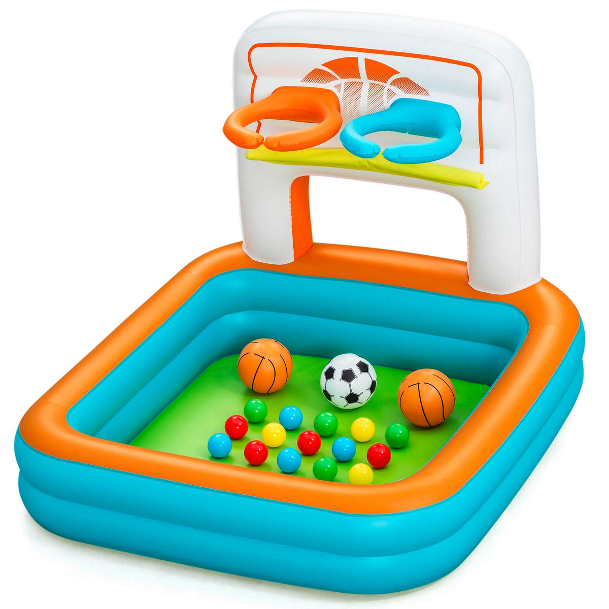 BÄLLEBAD - Multicolor, Basics, Kunststoff (120/107/84cm) - Bestway