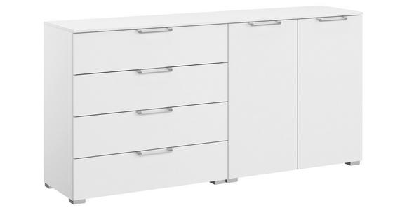 SIDEBOARD  160/81/42 cm 4 Schublade(n)  - Silberfarben/Alufarben, Design, Holzwerkstoff/Kunststoff (160/81/42cm) - Novel