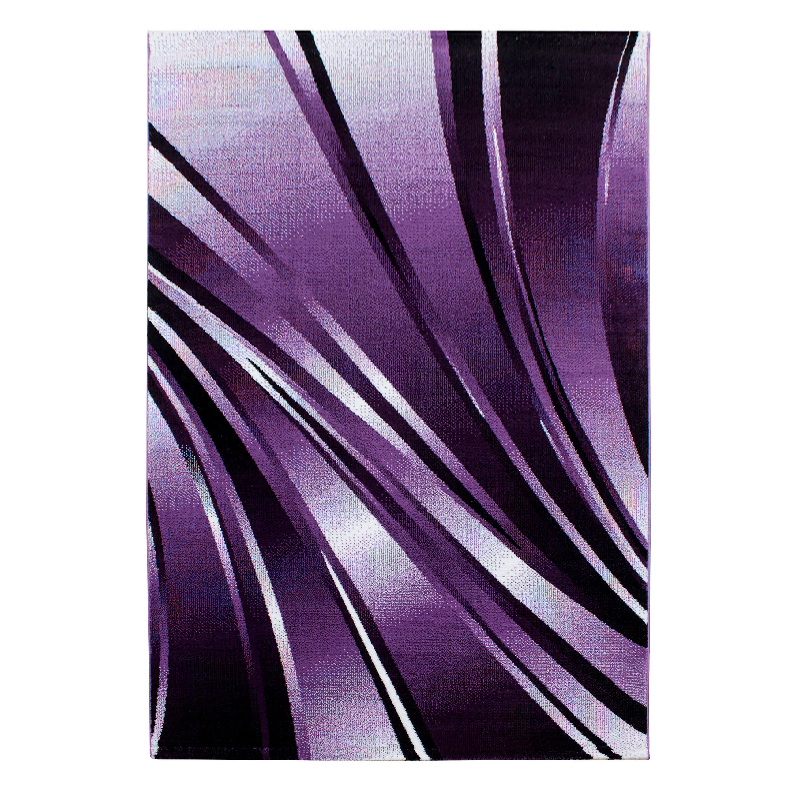 Ayyildiz Flachwebeteppich Parma Schwarz, Weiß, Violett 280x370 cm
