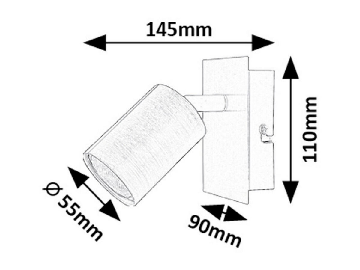 REFLEKTOR GERHARD  - boje oplemenjenog čelika, Basics, metal (9/14.5/11cm)