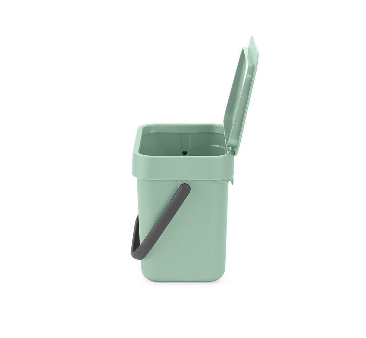 ABFALLEIMER SORT & GO 3 L  - Jadegrün, Basics, Kunststoff (18.8/18.1/13.9cm) - Brabantia