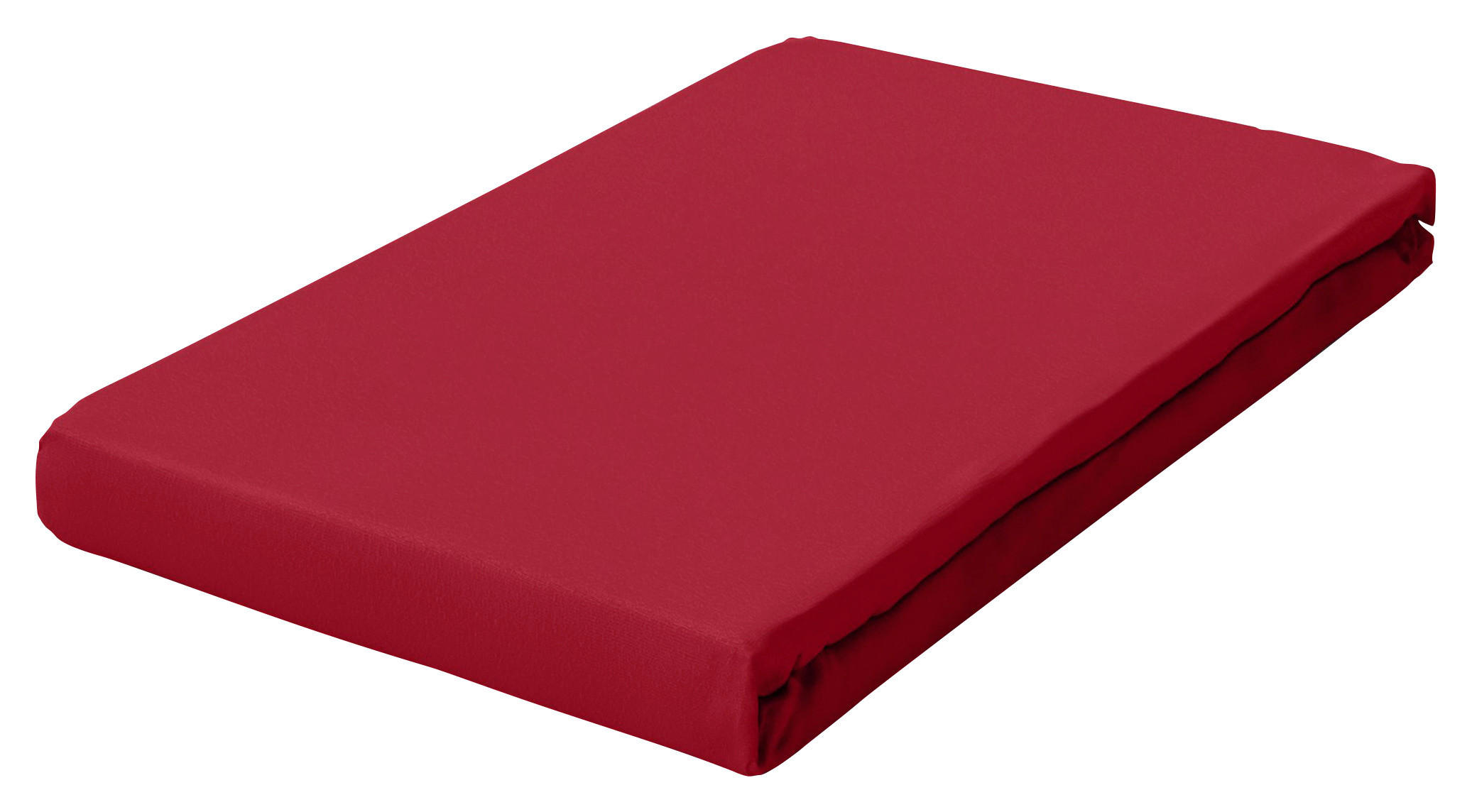 SPANNLEINTUCH 160/200 cm Frottee  - Dunkelrot, Basics, Textil (160/200cm) - Schlafgut