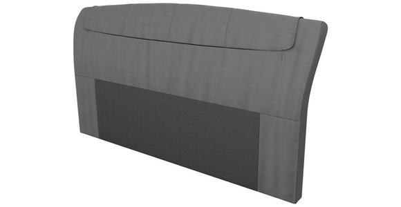 POLSTERBETT 180/200 cm in Anthrazit - Anthrazit/Silberfarben, KONVENTIONELL, Holz/Textil (180/200cm) - Esposa