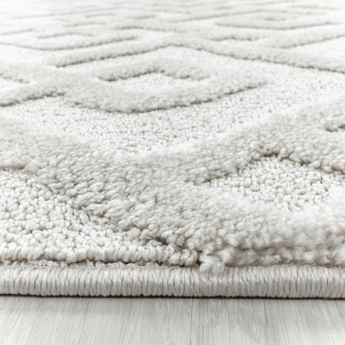 WEBTEPPICH 200 cm Pisa 4708 cream Creme  - Creme, KONVENTIONELL, Textil (200cm)