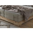 BOXSPRINGBETT 180/200 cm  in Eichefarben, Olivgrün  - Eichefarben/Olivgrün, Natur, Holz/Textil (180/200cm) - Valnatura