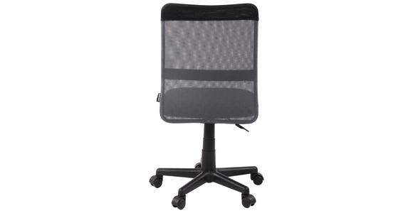 DREHSTUHL Netzbespannung Grau, Schwarz - Schwarz/Grau, MODERN, Kunststoff/Textil (47/85-97/55cm) - Carryhome