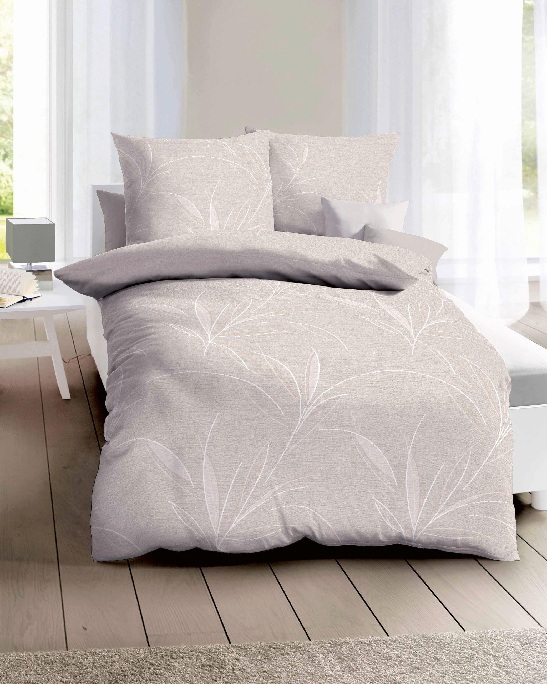 BETTWÄSCHE Organic Makosatin 140/200 cm  - Naturfarben, Basics, Textil (140/200cm) - Kaeppel