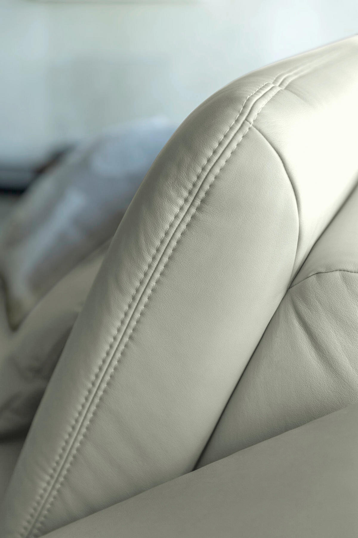 ECKSOFA Echtleder Silberfarben  - Silberfarben/Schwarz, Konventionell, Leder/Metall (180/301cm) - Joop!